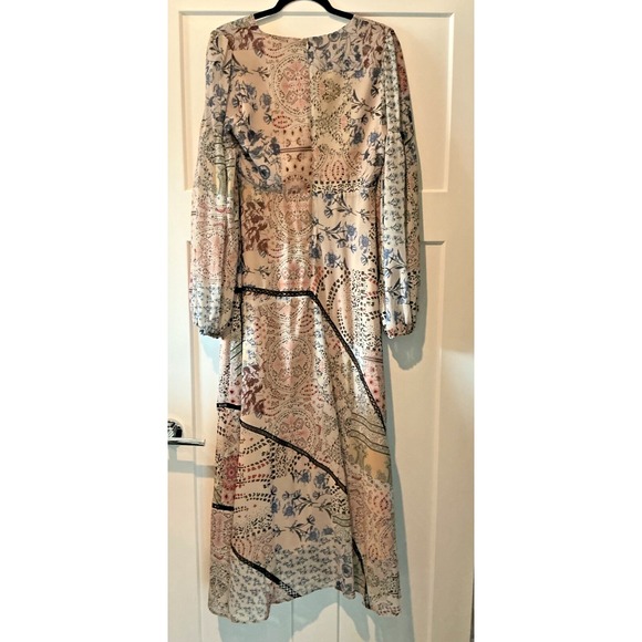 NEW Belle & Bloom In Your Dreams Beige Maxi Dress - Size L - Picture 7 of 8